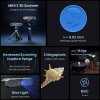 Ručný 3D skener Revopoint MINI 2 Advance Edition, 0,02 mm, 10 fps, 9-osová IMU, WiFi 6, otočný stôl