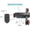Neewer DL100 elektrická cestovná kamera, RC diaľkové ovládanie