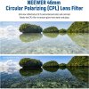 Neewer CLP HD polarizačný a UV filter 46 mm, tenký dizajn, MRC