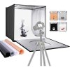 Neewer skladacia fotobúdka 50x50x50cm, 80x stmievateľná LED, 6000-6500K, svietivosť 4000 lm, 40W