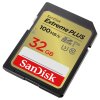 SanDisk Extreme PLUS 32 GB SDHC Memory Card 100 MB/s and 60 MB/s, UHS-I, Class 10, U3, V30