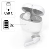 Hama Bluetooth slúchadlá Freedom Light, kôstky, nabíjacie puzdro, biele