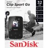 SanDisk MP3 Clip Sport Go, čierna 32 GB
