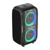 Bezdrôtový Bluetooth reproduktor W-KING T9 Pro 120W + 2 mikrofóny (čierny)