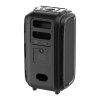 Bezdrôtový Bluetooth reproduktor W-KING T9 Pro 120W + 2 mikrofóny (čierny)