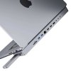 USB-C dokovacia stanica / Hub pre MacBook Pro 16" INVZI MagHub 12in2 s SSD zásobníkom (sivá)