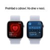 Apple Watch Series 10 GPS 42mm Silver Aluminium Case with Blue Cloud Sport Loop