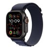 Apple Watch 49mm Navy Alpine Loop - Small - Black Titanium Finish