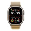 Apple Watch 49mm Tan Alpine Loop - Large - Natural Titanium Finish