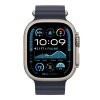 Apple Watch 49mm Navy Ocean Band Extension - Natural Titanium Finish