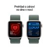 Apple Watch SE GPS 44mm Starlight Aluminium Case with Lake Green Sport Loop