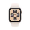Apple Watch SE GPS 40mm Starlight Aluminium Case with Starlight Sport Band - S/M