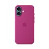 iPhone 16 Silicone Case with MagSafe - Fuchsia