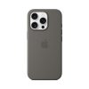 iPhone 16 Pro Silicone Case with MagSafe - Stone Gray