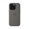 iPhone 16 Pro Silicone Case with MagSafe - Stone Gray
