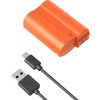 SmallRig 4966 EN-EL15c USB-C nabíjateľná batéria fotoaparátu oranžová