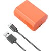 SmallRig 4969 NP-FZ100 USB-C nabíjateľná batéria fotoaparátu oranžová