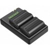 Neewer 2-Pack EN-EL15 EN-EL15 Battery Charger Set Compatible with Nikon (Micro USB Port, 2100mAh)