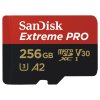 SanDisk Extreme Pro microSDXC 256 GB  170 MB/s A2 C10 V30 UHS-I U3, adapter