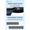 Devia remienok Deluxe Magnetic Fiber Watch Band 44/45/46mm - Black