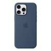 iPhone 16 Pro Max Silicone Case with MagSafe - Denim - rozbalený kus