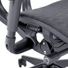 Kancelárska stolička ORION JNS-801, čierna sieťovina W-51, elegantná čierna kostra
