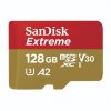 SanDisk Extreme microSDXC 128 GB + SD Adapter 190 MB/s and 90 MB/s A2 C10 V30 UHS-I U3