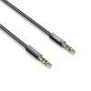 Hama audio kábel jack-jack Elite, kovový, 0,75 m