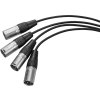 Saramonic Cable SR-C2020 Dual 3.5mm TRS Male to Four XLR Male Cable (SR-C2020)