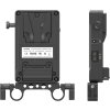 SmallRig 3498 Battery Adapter Plate V-Mount (Basic Version) with Dual Rod Clamp