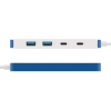 Hyper HyperDrive Flex 4 Port USB-C Combo Hub, modrý