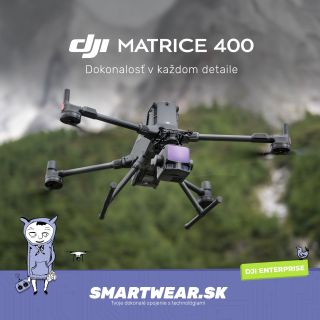 🚁 DJI Matrice 400 – dokonalosť v každom detaile Nová vlajková loď od DJI Enterprise posúva profesionálne drony opäť o...