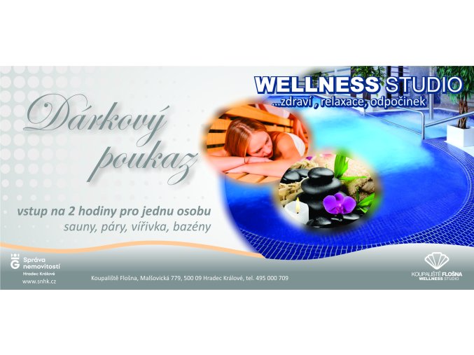 Wellness studio Flošna 2 hodiny mail