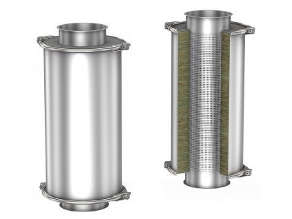 Protihlukové potrubí délky 900 MM
