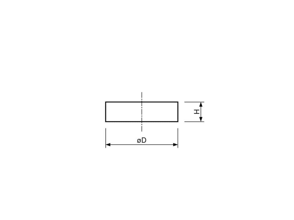 Aimant Wolfpack Ferrite Rectangulaire 40x20x10 mm. (Blister 2 pièces)