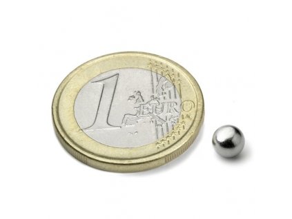 Neodymový magnet koule D 5 mm