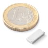 Neodymium NdFeB block magnet 12x5x2 mm, N42, nickel