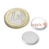 8657 neodymovy magnet valec samolepici d 15x2 mm neodym n38 poniklovany