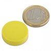 Neodymium disc magnet, 22 x 6 mm, waterproof plastic, 4.1 kg holding force