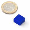 Neodymium prism magnet, 11.5 x 11.5 x 6.5 mm, waterproof plastic, 2 kg holding force