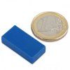 Neodymium prism magnet, 25.4 x 12.7 x 6.3 mm, waterproof plastic, 3.8 kg holding force