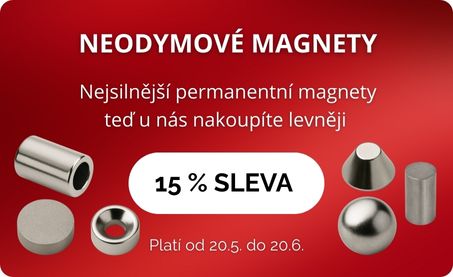 Neodymové magnety - SLEVA 15%