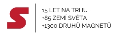 15 let na trhu | 85 zemí světa | 1300 druhů magnetů