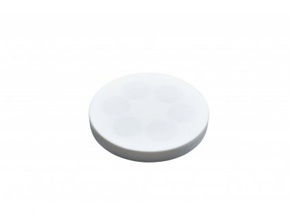 Neodymový pogumovaný magnet s vnitřním závitem 66x8,5 mm