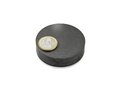 Feritový magnet válec D 60x15 mm, Ferit, Y35, bez povrchové úpravy
