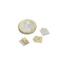 Neodymový magnet hranol (samolepící) 10x10x1 mm, Neodym, N35,poniklovaný
