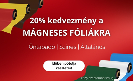 Mágnesfóliák - AKCIÓ 20%