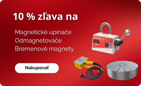 Magnetické upínače, odmagnetovače, bremenové magnety