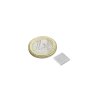 Neodymový magnet hranol 10x10x1 mm, Neodym, N42, ponikelovaný