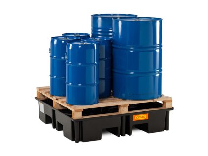 ZÁCHYTNÁ VAŇA PE PRE PALETU 120 x 120 (4x 200 l sud)